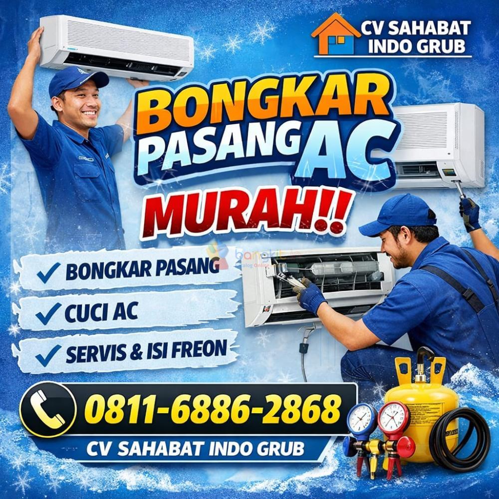 Bongkar Pasang AC Murah Medan Perjuangan – CV Sahabat Indo Grub | 0811-6886-2868 ❄️