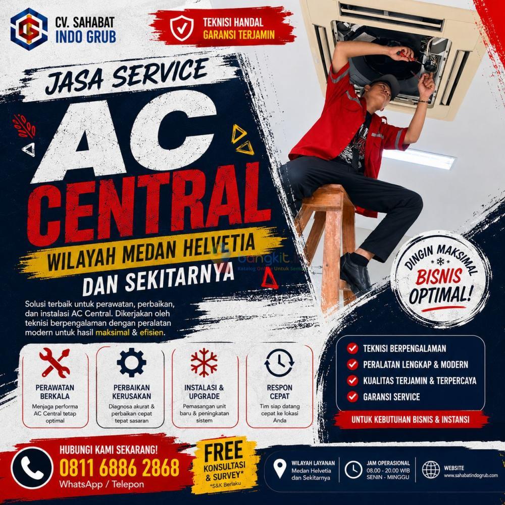Jasa Perawatan AC Central Medan Helvetia dan Sekitarnya – Anti Rusak Mendadak