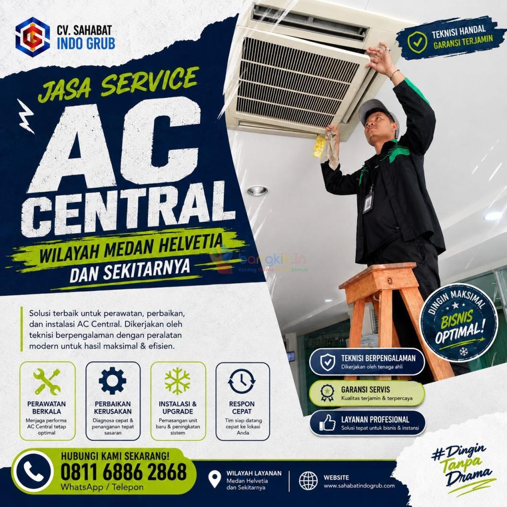 Jasa Service AC Central Medan Helvetia – Harga Terjangkau & Bergaransi