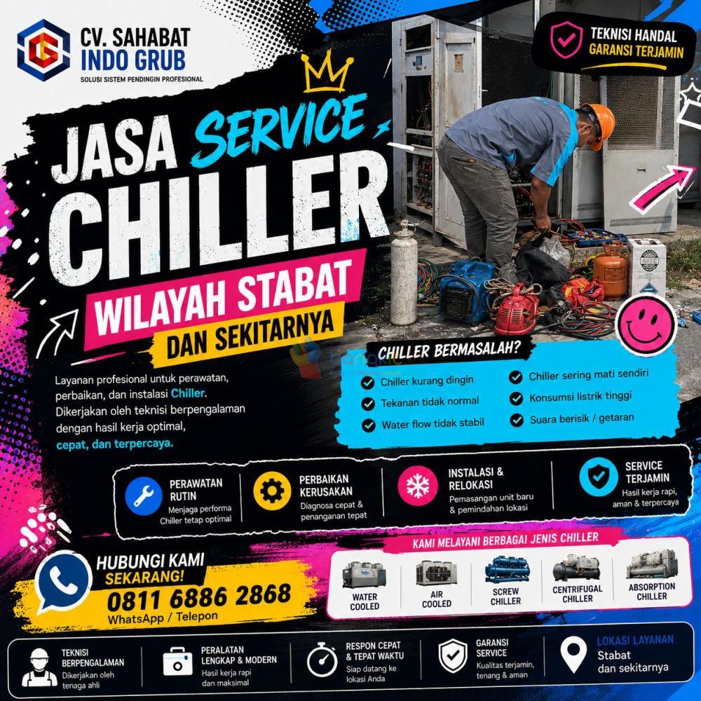 Jasa Service Chiller Stabat – Maintenance Rutin & Perbaikan Total