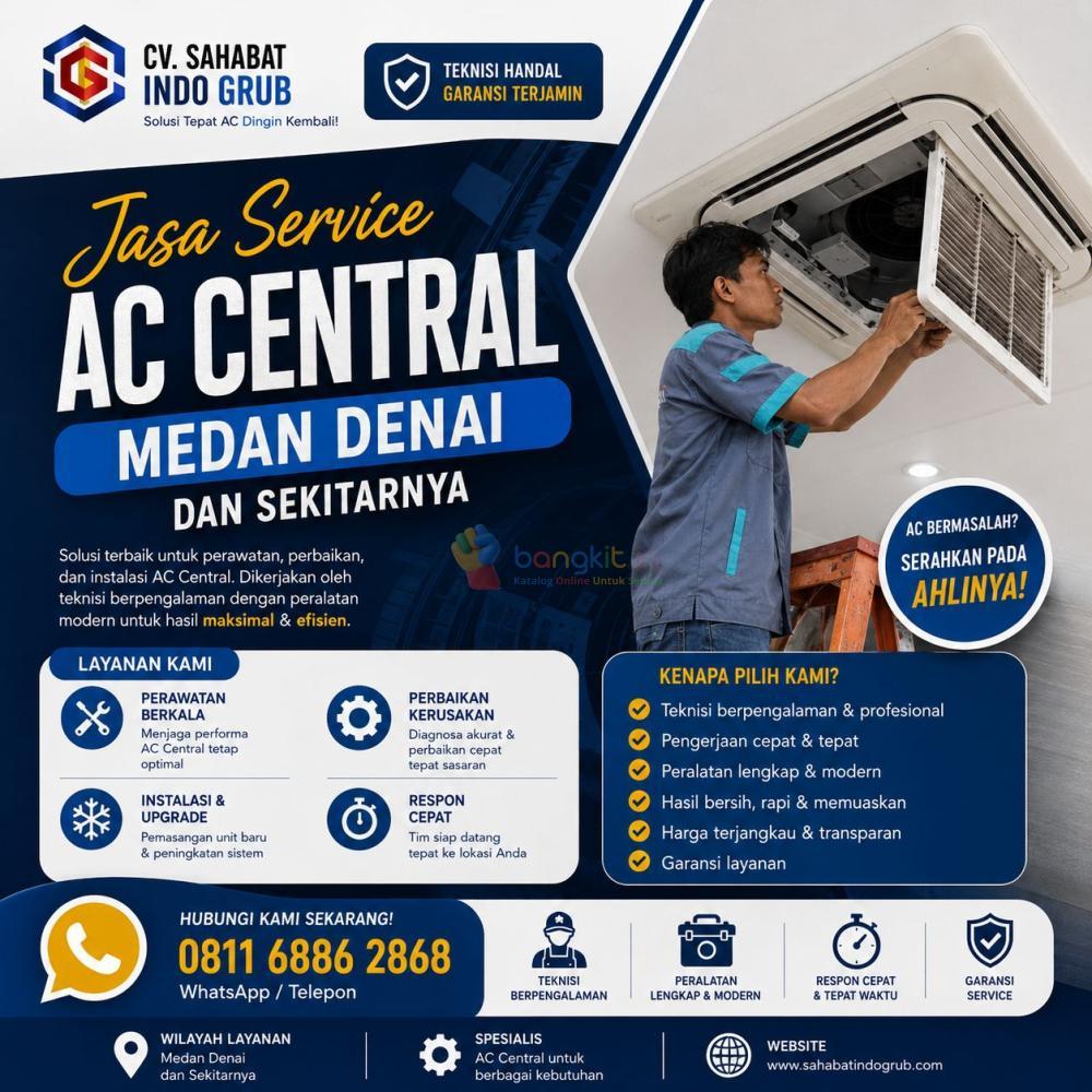 Jasa Perbaikan AC Central Medan Denai – Cepat, Tepat, & Bergaransi