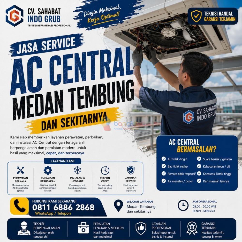 Jasa Service AC Central Medan Tembung Profesional & Bergaransi