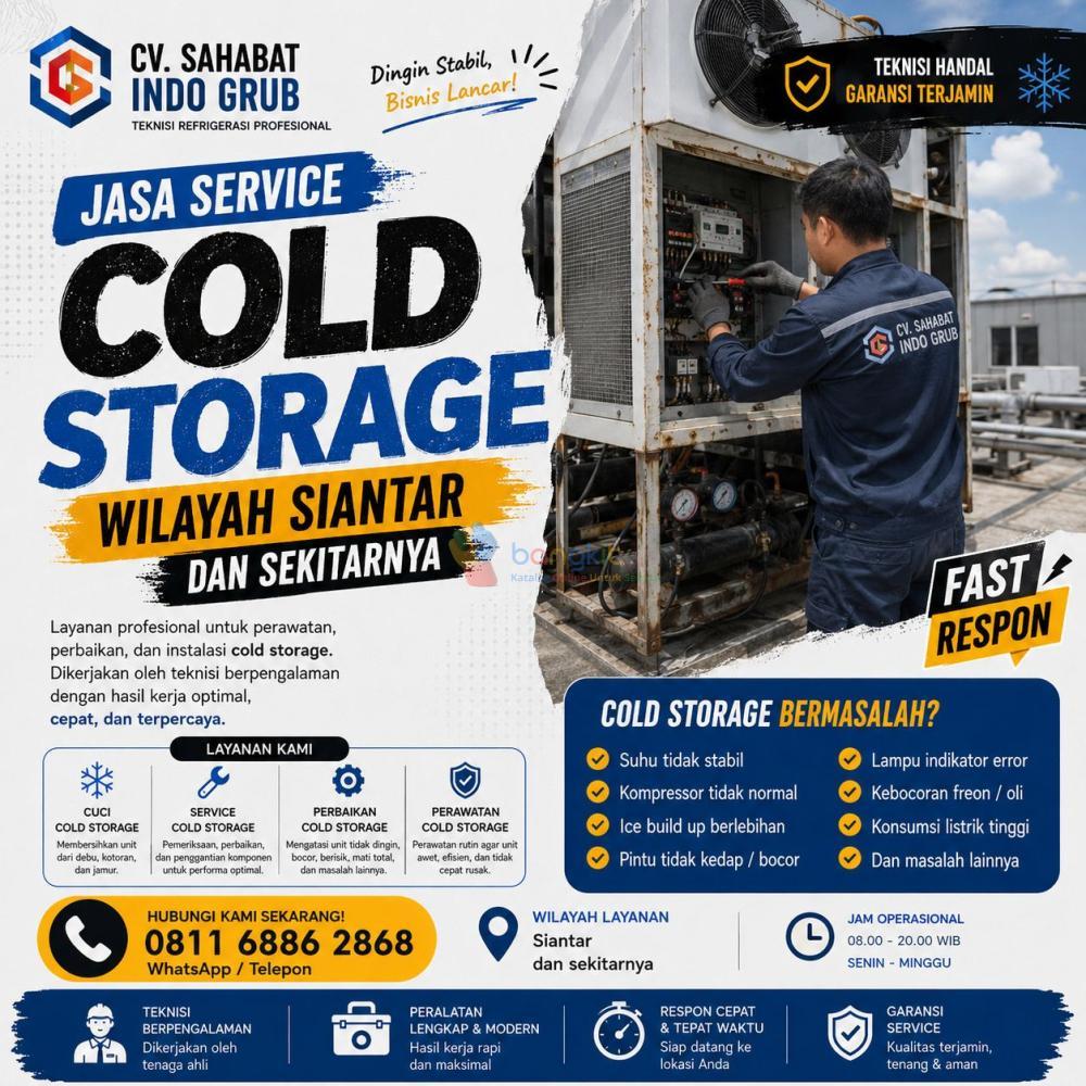 Jasa Maintenance Cold Storage Siantar Harga Terjangkau & Berkualitas