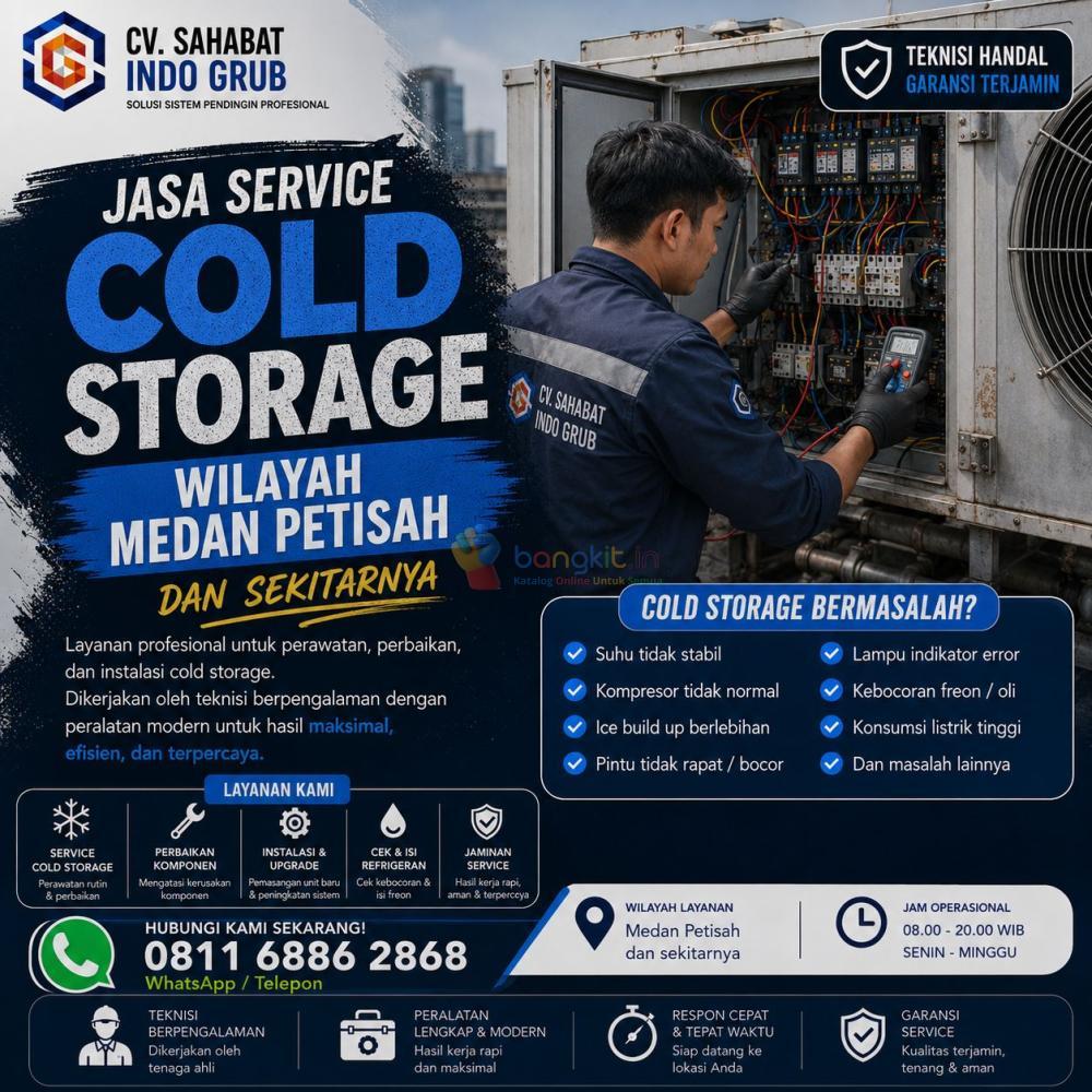 Service Cold Storage Medan Petisah Terpercaya | Teknisi Berpengalaman & Respon Cepat