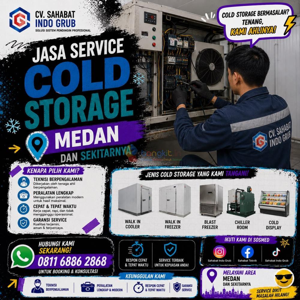 Service Cold Storage Medan Bergaransi | Pendingin Kembali Optimal