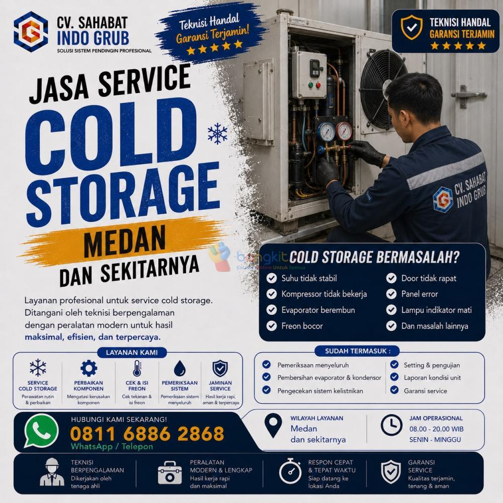 Service Cold Storage Medan Terpercaya | Perbaikan Cepat & Berkualitas