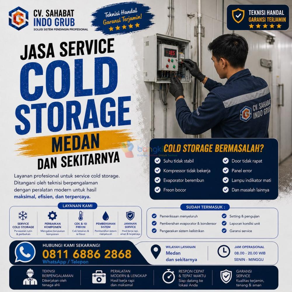 Service Cold Storage Medan dan Sekitarnya | Maintenance & Overhaul Profesional