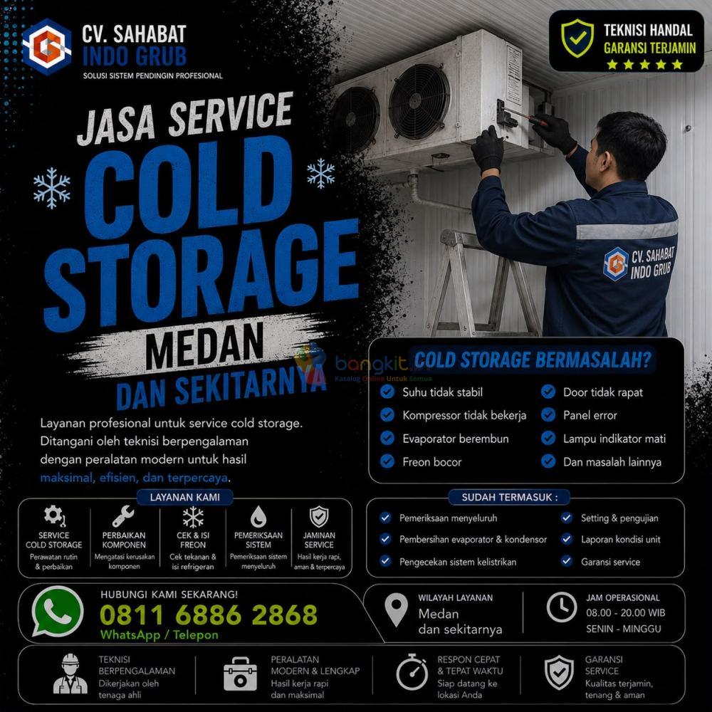 Teknisi Cold Storage Medan dan Sekitarnya | Berpengalaman & Siap Panggilan