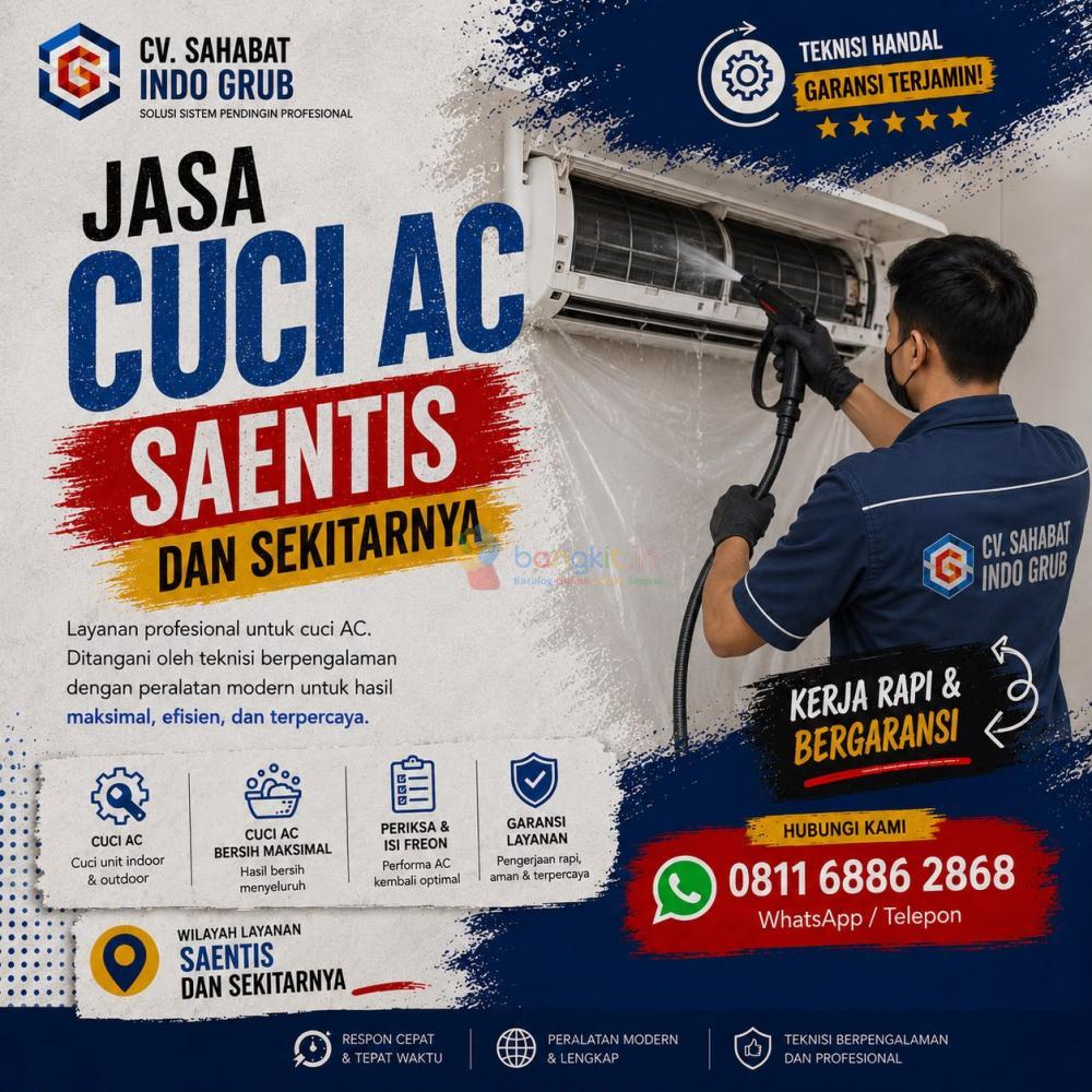 Jasa Cuci AC Saentis | Perawatan Rutin agar AC Tetap Prima