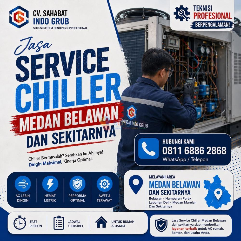 Service Chiller Medan Belawan Terpercaya | Perbaikan Cepat & Harga Terjangkau