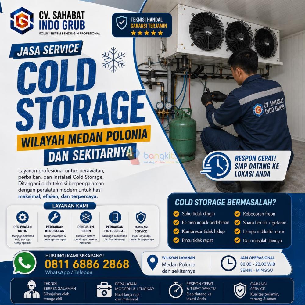 Service Cold Storage Medan Polonia Terpercaya | Perbaikan Cepat & Harga Terjangkau