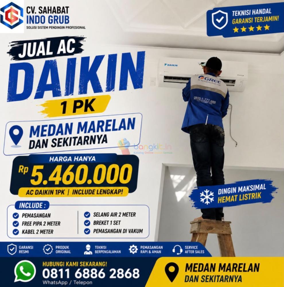 Jual AC Daikin 1 PK di Medan Marelan | Harga Terjangkau, Dingin Maksimal