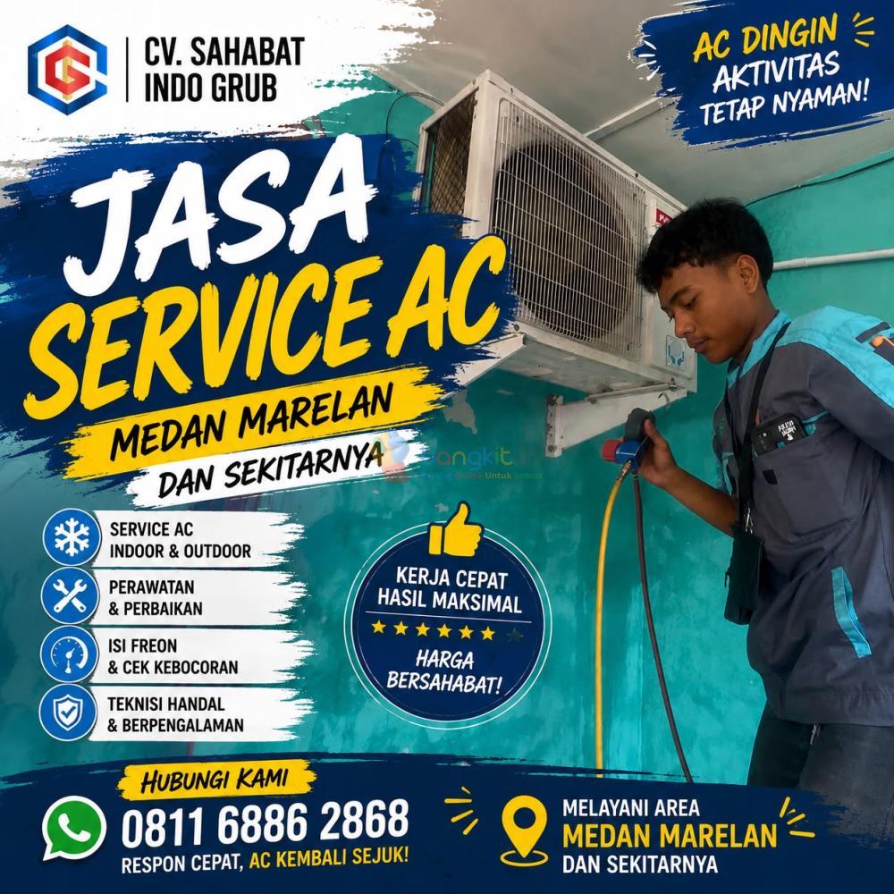 Teknisi Service AC Medan Marelan | Ahli Perbaikan AC Inverter & Non Inverter
