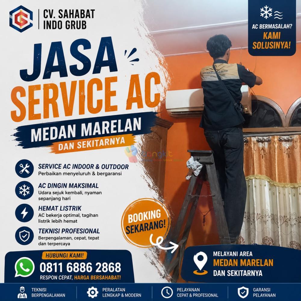 Jasa Service AC Medan Marelan | AC Error, Biar Teknisi Kami yang Beresin