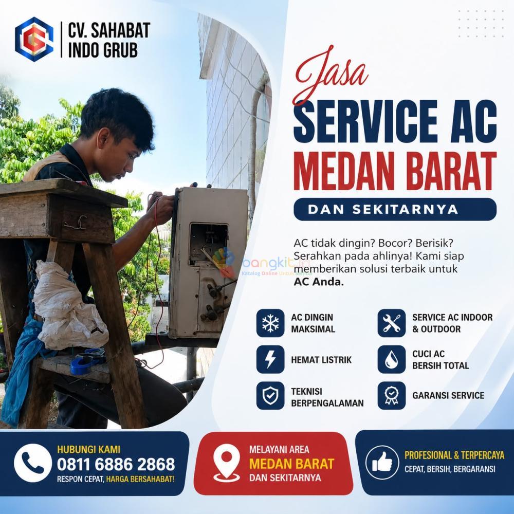 Service AC Medan Barat dan Sekitarnya | Cepat Datang, Kerja Rapi, Harga Bersahabat