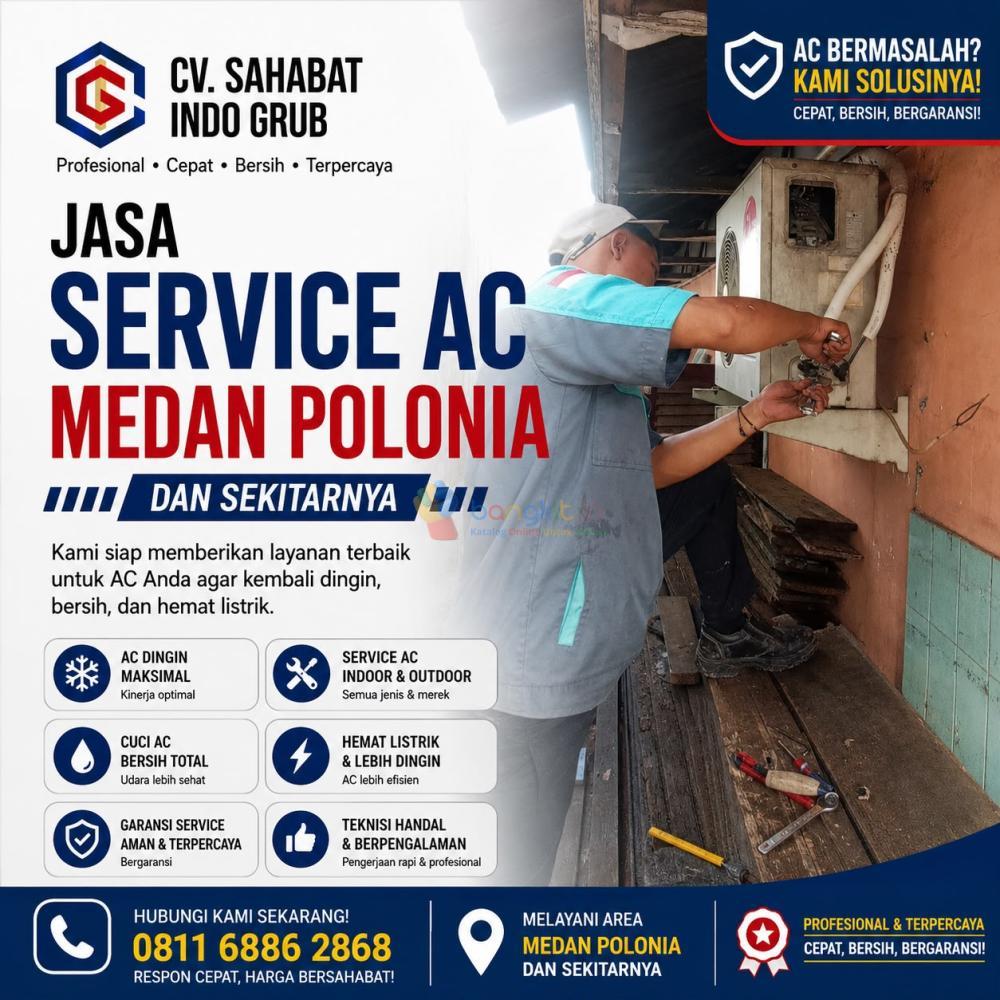 Service AC Medan Polonia | Teknisi Gercep, Hasil Anti Zonk