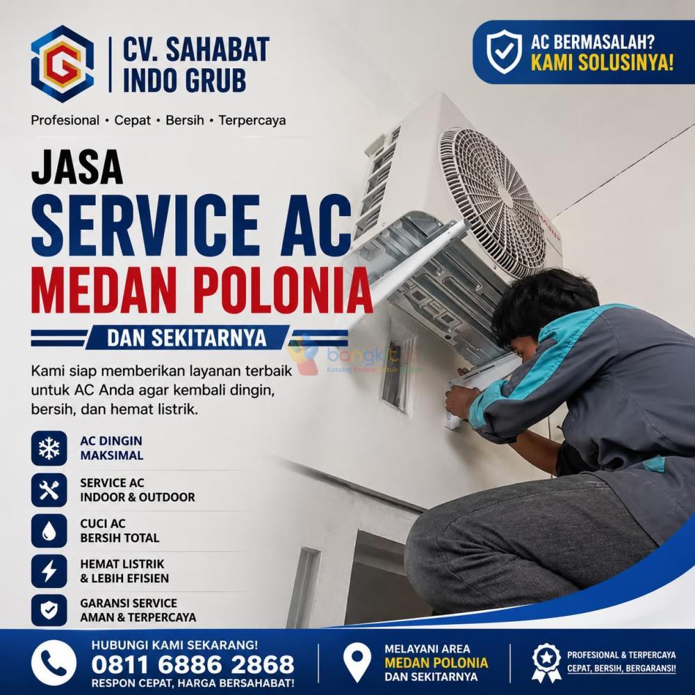 Service AC Medan Polonia | AC Nggak Dingin? Tenang, Kami Langsung OTW!