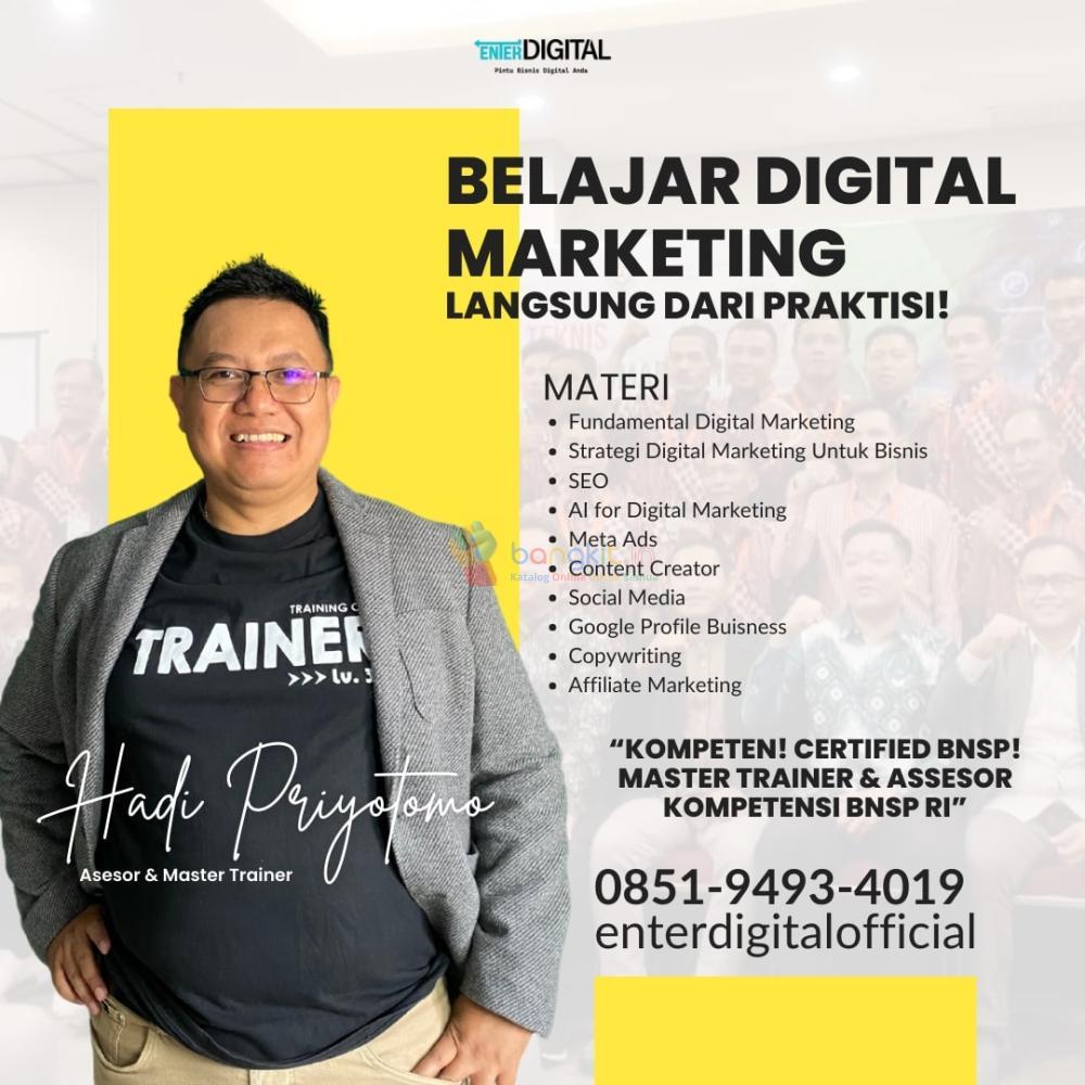 PROFESIONAL! HUB : 0851-9493-4019,  Trainer Digital Marketing, Coach Hadi Priyotomo Bintan