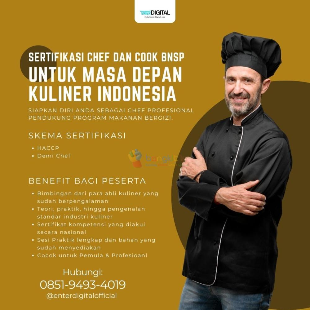 NAIK KELAS! WA: 0851-9493-4019, Sertifikasi Kompetensi Chef Balikpapan