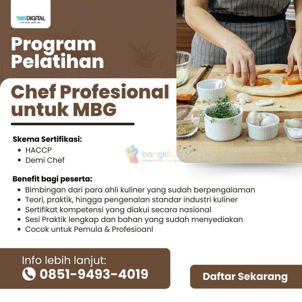 TERMURAH! TELP. 0851-9493-4019, Sertifikat Chef Ternate