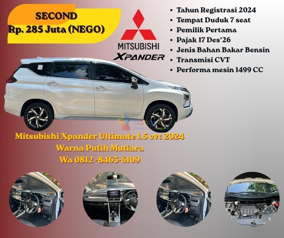 Mitsubishi Xpander Ultimate 2024 bekas putih Di Indramayu O8I2 8463 6IO9