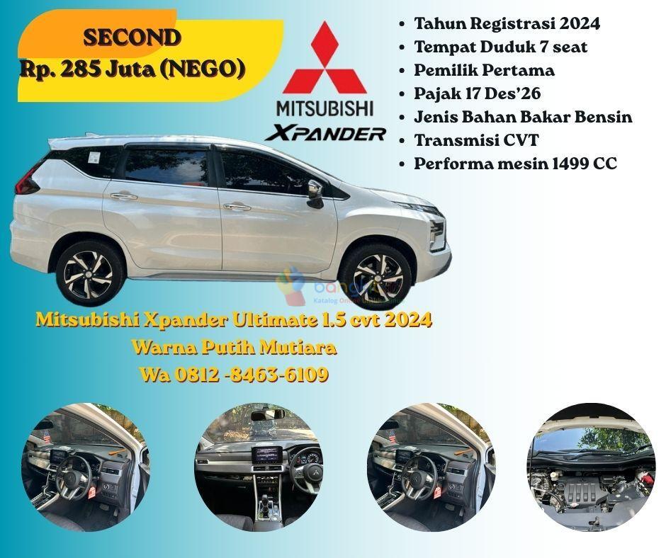 Mitsubishi Xpander Ultimate 2024 second warna putih Di Indramayu O8I2 8463 6IO9