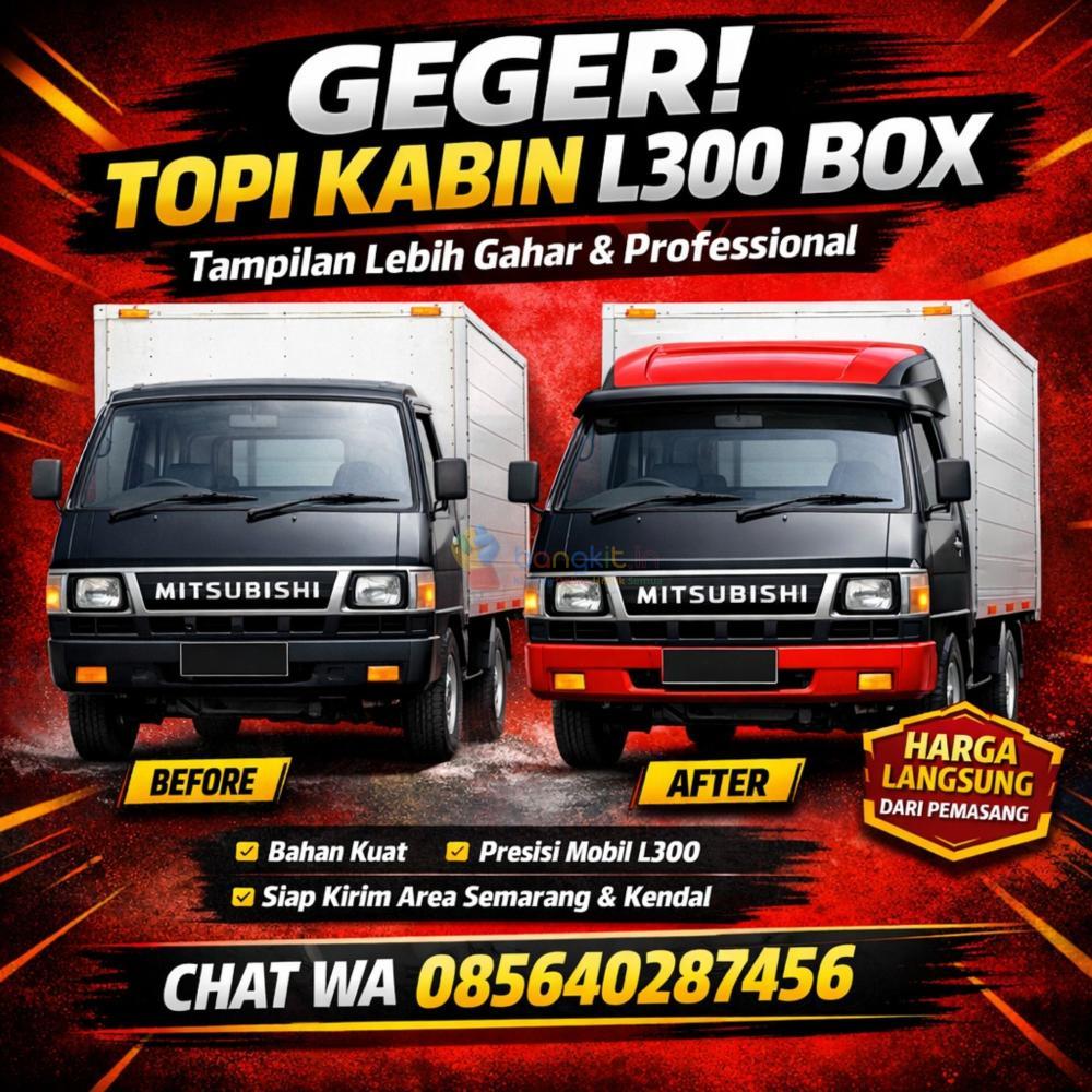 GEGER! Topi Kabin L300 Box Bikin Tampilan Auto Gahar  WA 085640287456 – Harga Topi Kabin Mobil L300 Box Wind Deflector Semarang Kendal