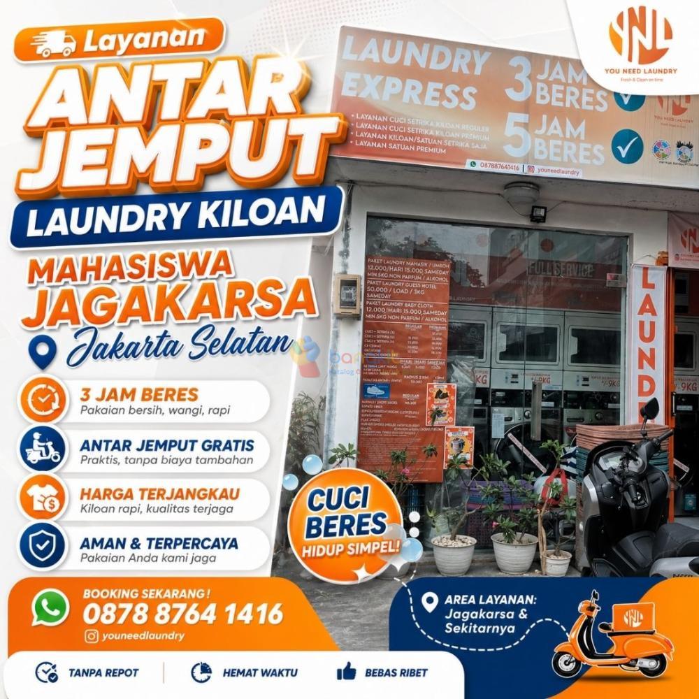 Super Bersih Antar Jemput Laundry Kiloan Mahasiswa Jagakarsa Jakarta Selatan